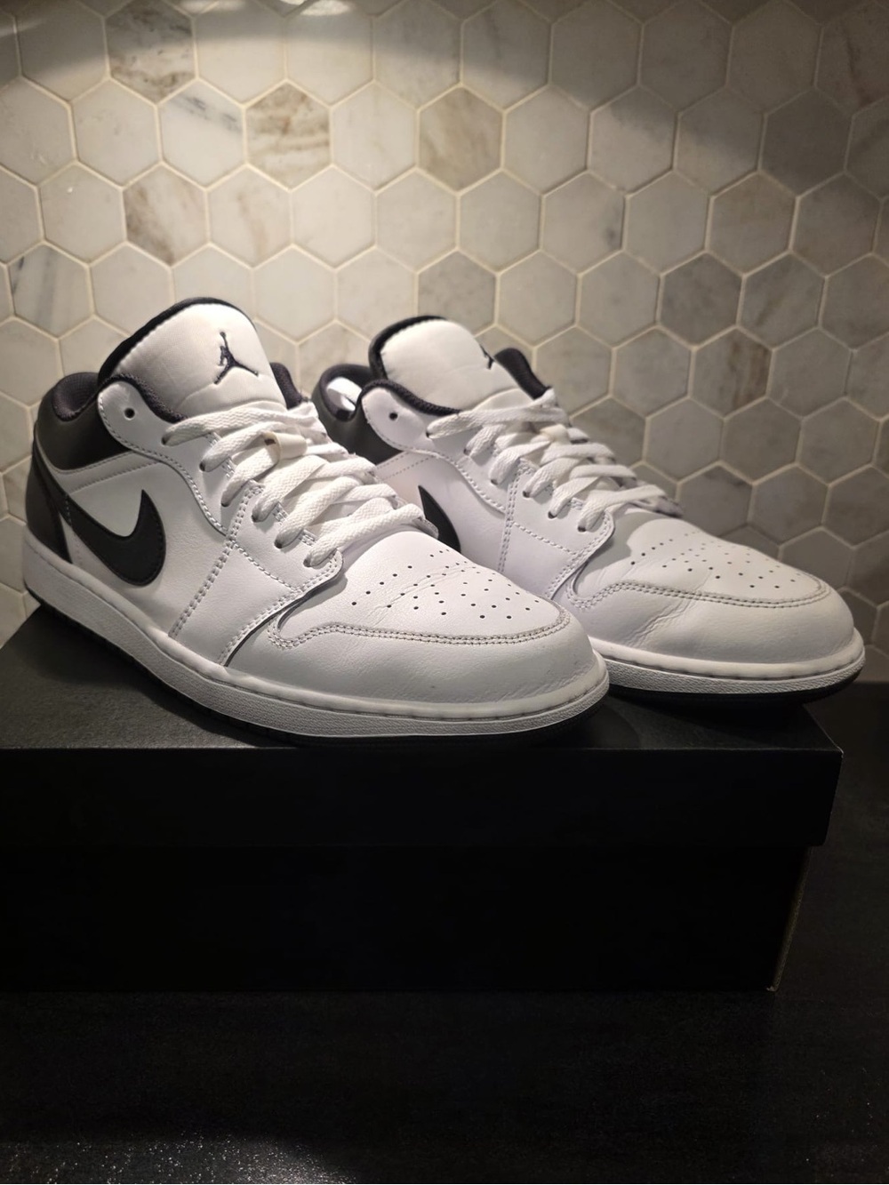 2023 Air Jordan 1 Low 'White Black' Size 12